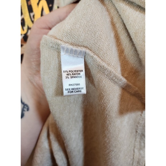 Cato Women's My Faith Leopard‎ Heart Long Sleeve Casual T-Shirt Top Size 18/20W - Picture 4 of 6